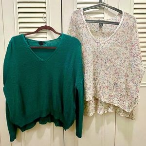 BUNDLE: 2 Cozy H&M V-Neck Sweater